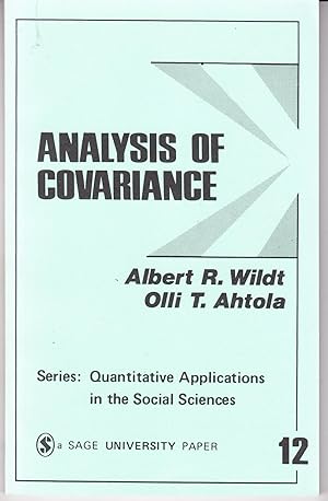 Analysis of Covariance: Quantitative Applications in the Social Sciences # 07-12