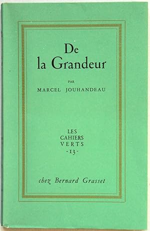 De la grandeur