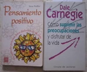 Seller image for Cmo suprimir las preocupaciones y disfrutar de la vida + pensamiento positivo (2 LIBROS) for sale by Libros Dickens