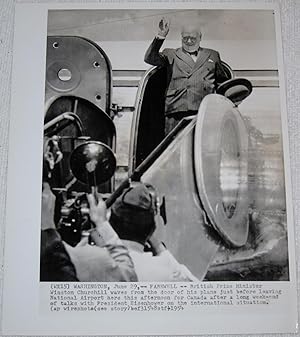 Press Photograph of Winston Churchill