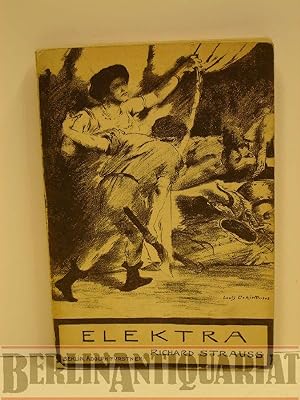 Image du vendeur pour Elektra. Musik von Richard Strau. mis en vente par BerlinAntiquariat, Karl-Heinz Than