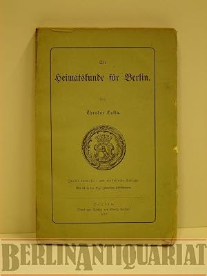 Seller image for Die Heimatskunde fr Berlin. for sale by BerlinAntiquariat, Karl-Heinz Than