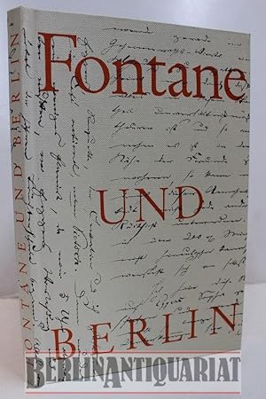 Image du vendeur pour Fontane und Berlin. mis en vente par BerlinAntiquariat, Karl-Heinz Than