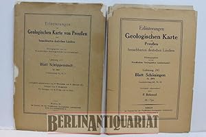 Seller image for Erluterungen zur geologischen Karte von Preuen und benachbarten deutschen Lndern. for sale by BerlinAntiquariat, Karl-Heinz Than