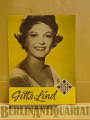 Bild des Verkufers fr Gitta Lind singt auf Telefunken-Schallplatten. zum Verkauf von BerlinAntiquariat, Karl-Heinz Than