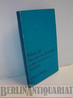 Imagen del vendedor de Materialien zum Kontinuittsproblem der deutschen Geschichte. a la venta por BerlinAntiquariat, Karl-Heinz Than