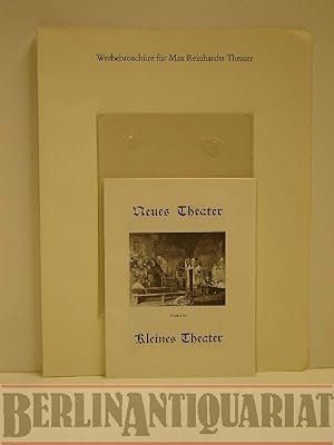 Seller image for Werbebroschre fr Max Reinhardts Neues Theater, Kleines Theater. Spielzeit 1903/04. Texterluterungen: Klnner. (Faksimile d. Originalausgabe.) for sale by BerlinAntiquariat, Karl-Heinz Than