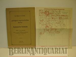 Bild des Verkufers fr Kurze Einfhrung in das Verstndnis der geologisch- agronomischen Karten des norddeutschen Flachlandes. Beigabe zu den Erluterungen d. von d. Knigl. Preu. Landesanstalt hrg. Flachlandsbltter. zum Verkauf von BerlinAntiquariat, Karl-Heinz Than