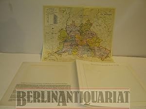 Bild des Verkufers fr Plan der Einheitsgemeinde Berlin von 1920. (Mit den Verwaltungsbezirken u. Wahlkreisen). Texterluterungen von Klnner. zum Verkauf von BerlinAntiquariat, Karl-Heinz Than