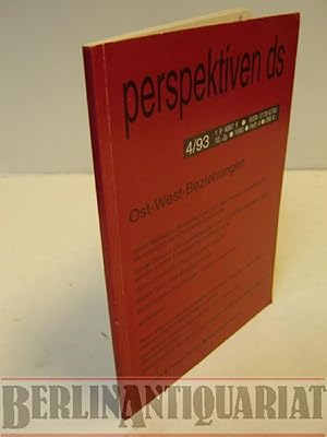 Bild des Verkufers fr Perspepktiven ds, des demokratischen Sozialismus. Zeitschrift d. Hochschulinitiative Demokratischer Sozialismus. Hrsg. von Iring Fetscher [u. a. ] zum Verkauf von BerlinAntiquariat, Karl-Heinz Than