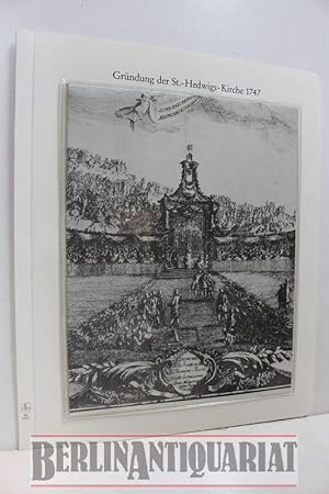 Bild des Verkufers fr Grundsteinlegung der St. Hedwigs-Kirche. Radierung. Reprint 1747. Mit erluterndem Text von Brsch-Supan. zum Verkauf von BerlinAntiquariat, Karl-Heinz Than