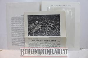 Bild des Verkufers fr Ein Architekt besucht Berlin. Reprint d. Originalausgabe Stuttgart, J. Hoffmann, 1936. Mit erluterndem Text von Klnner. zum Verkauf von BerlinAntiquariat, Karl-Heinz Than