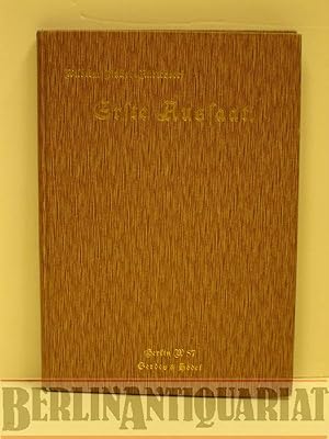 Seller image for Erste Aussaat. Lebensspr�che. for sale by BerlinAntiquariat, Karl-Heinz Than