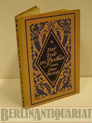 Bild des Verkufers fr Der Tod im Brokat. Zwei Dichtungen aus der Renaissance-Zeit. zum Verkauf von BerlinAntiquariat, Karl-Heinz Than