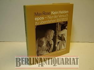 Bild des Verkufers fr Kein Heldenepos - Nur der Versuch zu berstehen. SIGNIERT. Erinnerungen eines Berliner Bildhauers. Mit einem Nachwort von Helmut Brsch-Supan. zum Verkauf von BerlinAntiquariat, Karl-Heinz Than