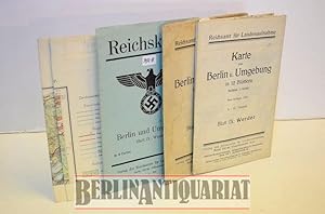 Seller image for Karte von Berlin und Umgebung in 12 Blttern. Blatt IX WERDER. Mastab 1: 50 000. for sale by BerlinAntiquariat, Karl-Heinz Than