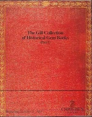 The Gill collection of Historical Gem books (Part I) : Wednesday, October 21, 1987.