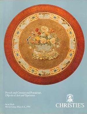 French & Continental Furniture, Objects of Art & Tapestries; Properties of Mrs Lewis Lapham, Ira ...