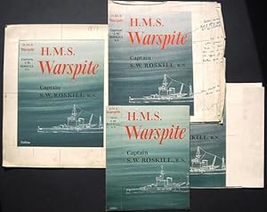 Original Dustwrapper Artwork for H.M.S. Warspite