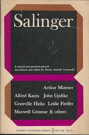 Imagen del vendedor de Salinger: A Critical and Personal Portrait a la venta por Dorley House Books, Inc.