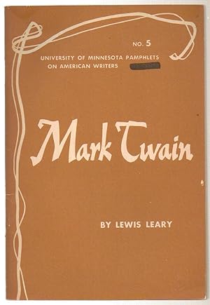 Mark Twain University of Minnesota Pamphlet No. 5