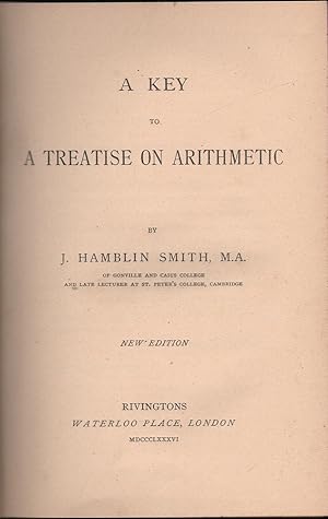 A Key to a Treatise on Arithmetic