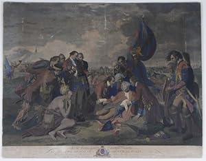 Bild des Verkufers fr The death of General Wolfe. zum Verkauf von Gert Jan Bestebreurtje Rare Books (ILAB)