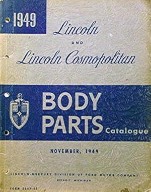 1049 Lincoln and Lincoln Cosmopolitan Body Parts Catalogue