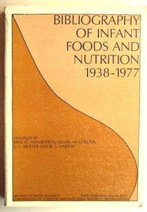 Image du vendeur pour Bibliography of infant foods and nutrition, 1938 - 1977. mis en vente par Lost and Found Books