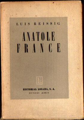 Immagine del venditore per Anatole France venduto da Federico Burki