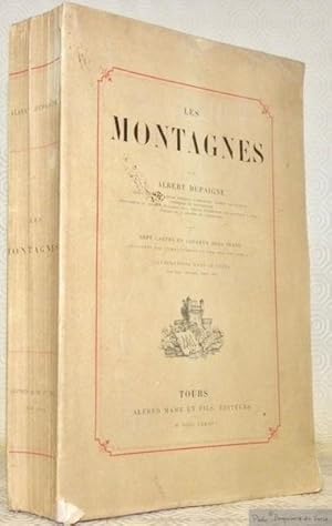 Immagine del venditore per Les Montagnes. Sept cartes en couleur hors texte, dessines par Dumas-Vorzet et graves par Erhard. Illustrations dans le texte par Riou, Bayard, Weil, etc. venduto da Bouquinerie du Varis