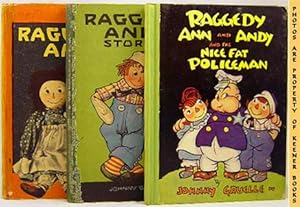 Three Raggedy Ann / Andy Books In Original Slipcase * Raggedy Ann And Andy And The Nice Fat Polic...