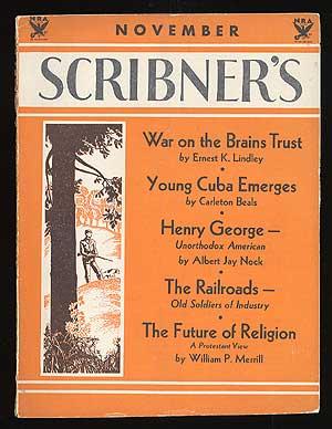 Bild des Verkufers fr Scribner's Magazine: November 1933 zum Verkauf von Between the Covers-Rare Books, Inc. ABAA