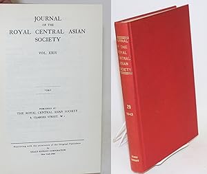 Journal of the royal central Asian society vol. xxix. 1942 [reprint titling] / January, 1942, par...