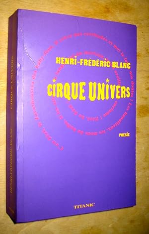 Bild des Verkufers fr Cirque univers zum Verkauf von Les Livres du Pont-Neuf