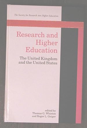 Imagen del vendedor de Research and Higher Education: The United Kingdom and the United States. a la venta por The Book Firm