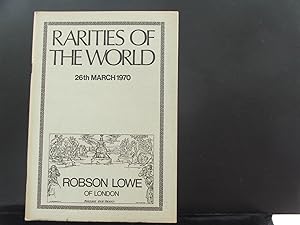 Rarities of the World, 26th March 1970