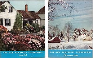 Seller image for The New Hampshire Troubadour - September 1935 (vol. V, No. 6), June 1938 (vol. VIII, No. 3), August 1943 (vol. XIII, No. 5) & Christmas 1944 (vol. XIV, No. 9) for sale by Manian Enterprises