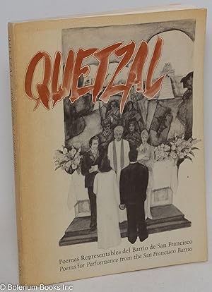 Immagine del venditore per Quetzal; poemas representables del barrio de San Francisco venduto da Bolerium Books Inc.