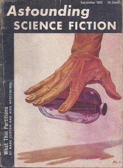 Bild des Verkufers fr ASTOUNDING Science Fiction: September, Sept. 1953 zum Verkauf von Books from the Crypt