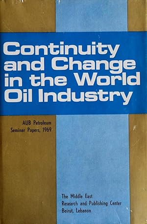 Immagine del venditore per Continuity and Change in the World Oil Industry venduto da School Haus Books