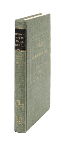 Immagine del venditore per A History of the Scotch Poor Law in Connexion with The Condition. venduto da The Lawbook Exchange, Ltd., ABAA  ILAB