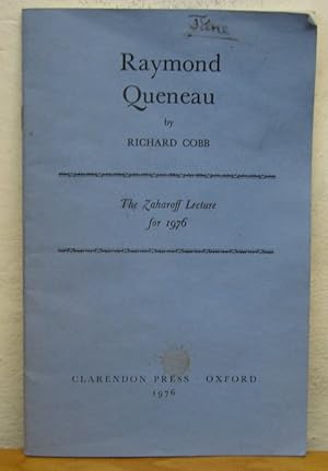 Raymond Queneau (Zaharoff Lectures) [Signed copy]