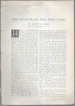 Immagine del venditore per The Master Of The Ping Yang venduto da Legacy Books II