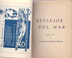 Imagen del vendedor de REFLEJOS DEL MAR, ensayo sobre la psicologia los panoramas y las influencias del mar a la venta por Libreria 7 Soles