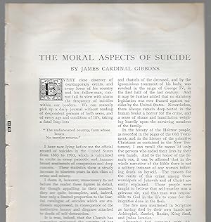 Seller image for The Moral Aspects Of Suicide for sale by Legacy Books II