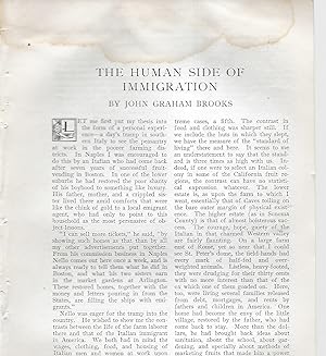 Image du vendeur pour The Human Side Of Immigration mis en vente par Legacy Books II