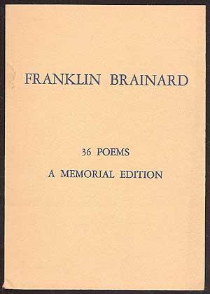 Imagen del vendedor de 36 Poems: A Memorial Edition a la venta por Between the Covers-Rare Books, Inc. ABAA