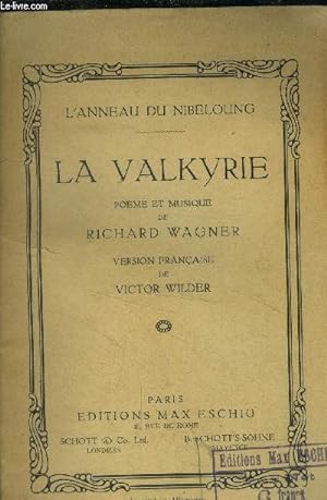 Bild des Verkufers fr La Valkyrie zum Verkauf von Le-Livre