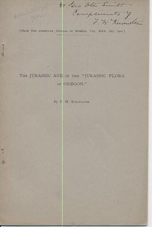 Image du vendeur pour The Jurassic Age of the "Jurassic Flora of Oregon" mis en vente par Page 1 Books - Special Collection Room